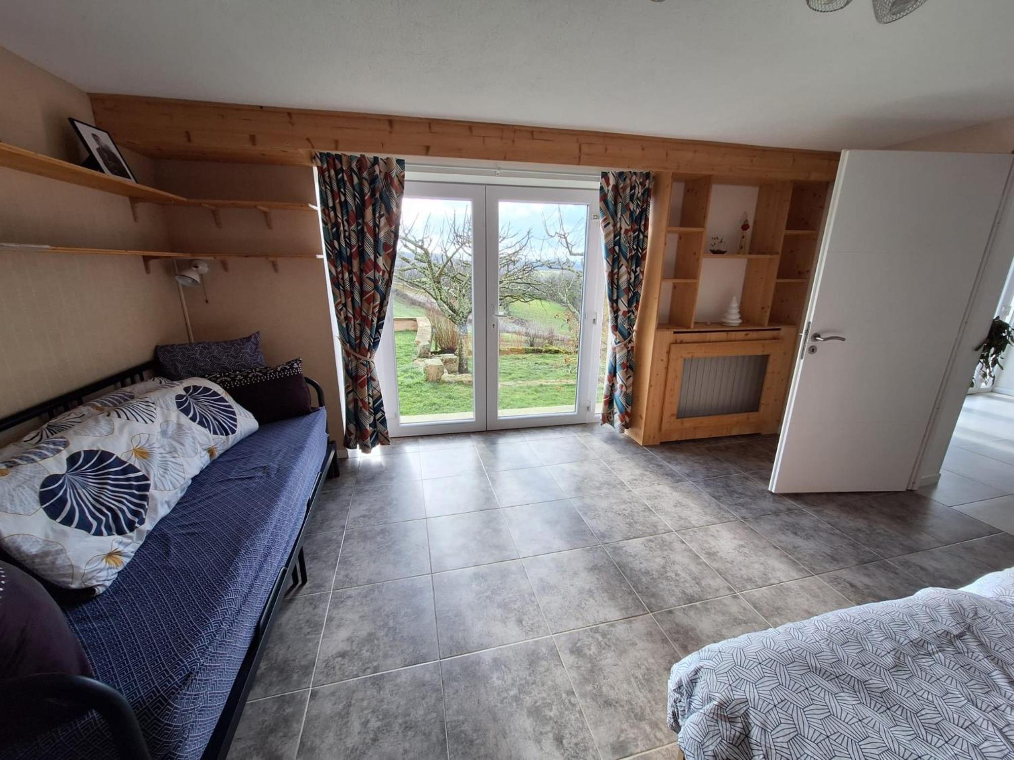 Chambre Jazzy - Gite Les Zazous Lormes Bagian luar foto